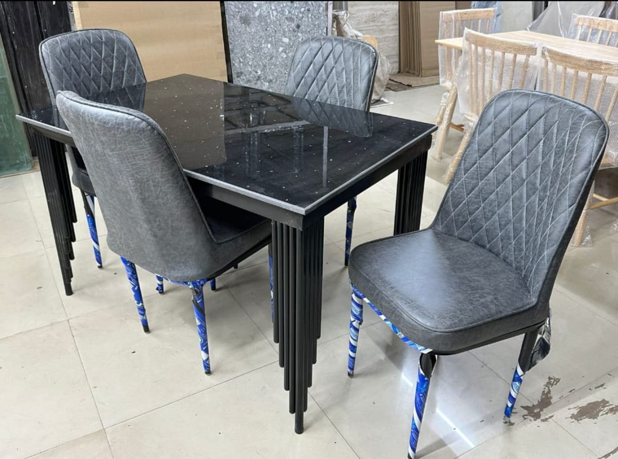 Luxury Marble Top 8-Seater Dining Set