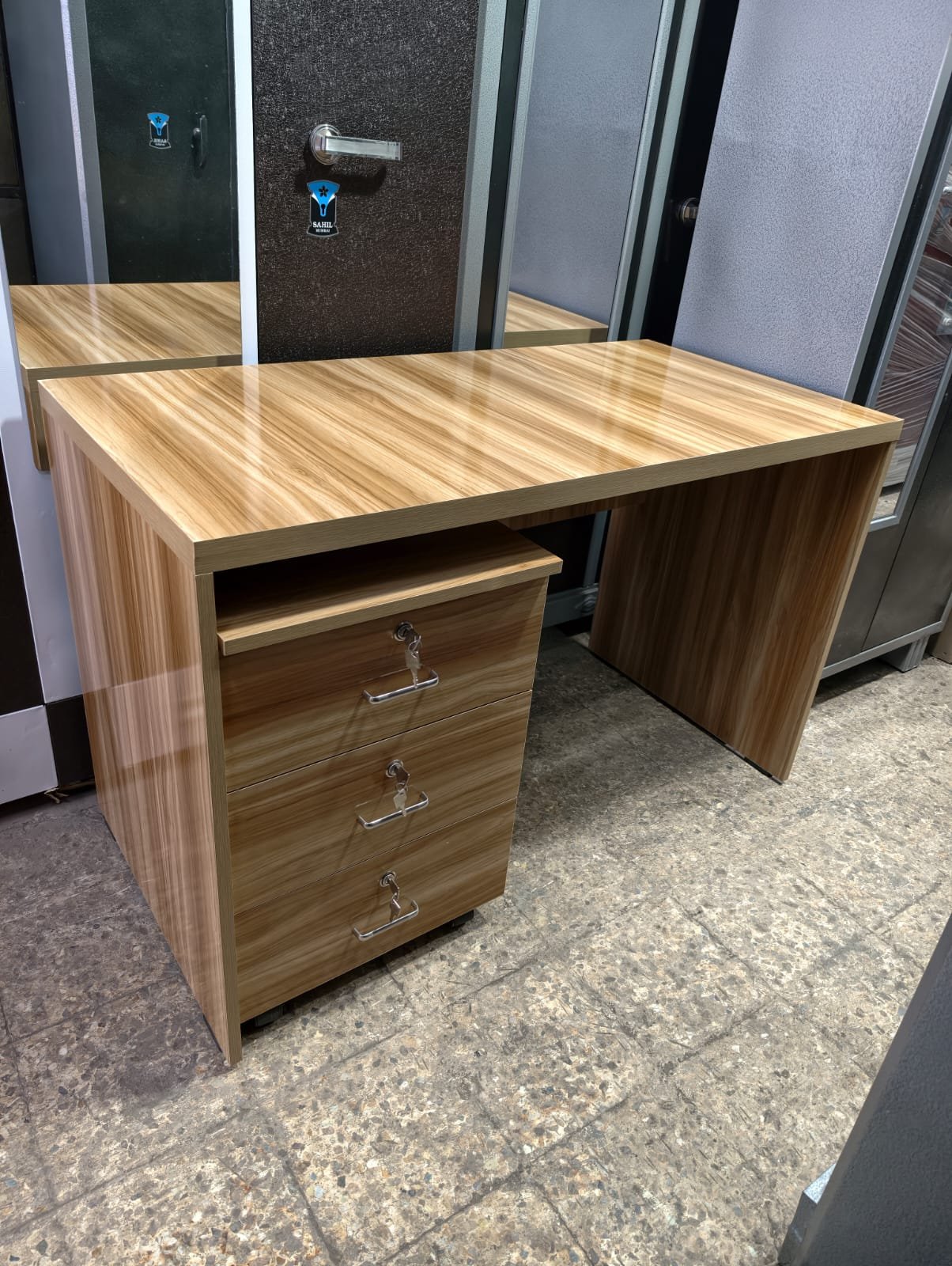 Wooden Entertainment Wall-Mounted TV Unit